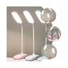2pcs Book Light Desk Lamps for Home Study Aesthetic, Kids Clip-On Rechargeable LED Lamps, Adjustable Brightness