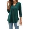 Plus Size Women's Autumn Fashion New V Neck Top