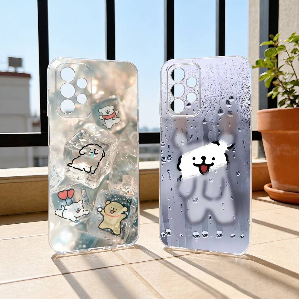 Fun and Cute Phone Case Transparent Silicone Soft For Samsung S25,S24,S21,S22,S23,S30,Ultra,S20,Plus,Fe