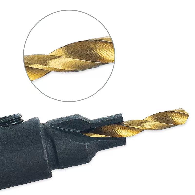 5Pcs/set Woodworking Special Countersunk Drill Bit Can Be Adjusted Freely Opening Tool Practical Countersunk Woodworking Drill