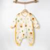 Kids Cotton Warm Sleeping Bag With Legs Winter 3-8 Years Old Toddler Sleepwear Anti-Kick Belly Protection