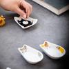1PC Japanese Grocery Animal Incense Tray Thread Rack Incense Tray Cat Ceramic Oil Dish Plate Decoration Creative Home