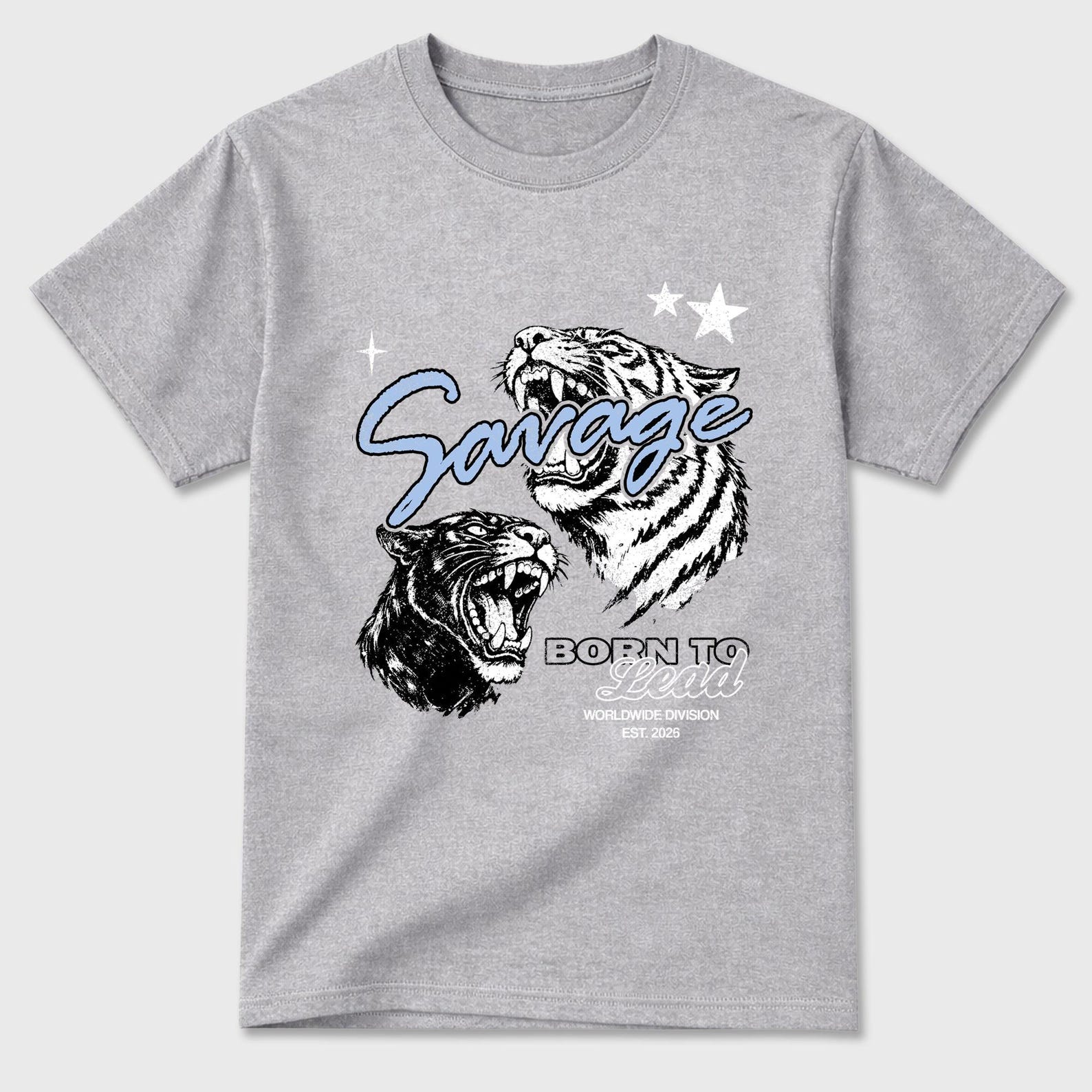 Vintage Savage graphic tee. Streetwear Brand Graphic T-Shirt. 5s Retro White Metallic M