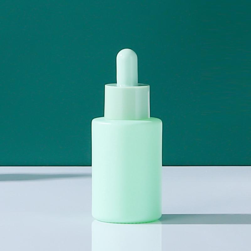 30ml Flache Schulter Glas Tropfflasche Kleine Mattierte Glas Ätherische Öl Flasche Tropfer Serum Öl Flasche