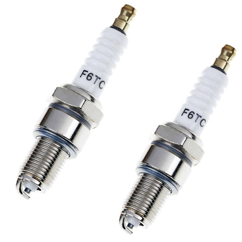 Pack of 2 Spark Plug F6TC for Champion N9Y N9YC N9YCC N9YCX N9YX N10Y N11YC N281YC N66Y N79Y N7YC N8Y N89GY OE001 OE022 RN11YC4