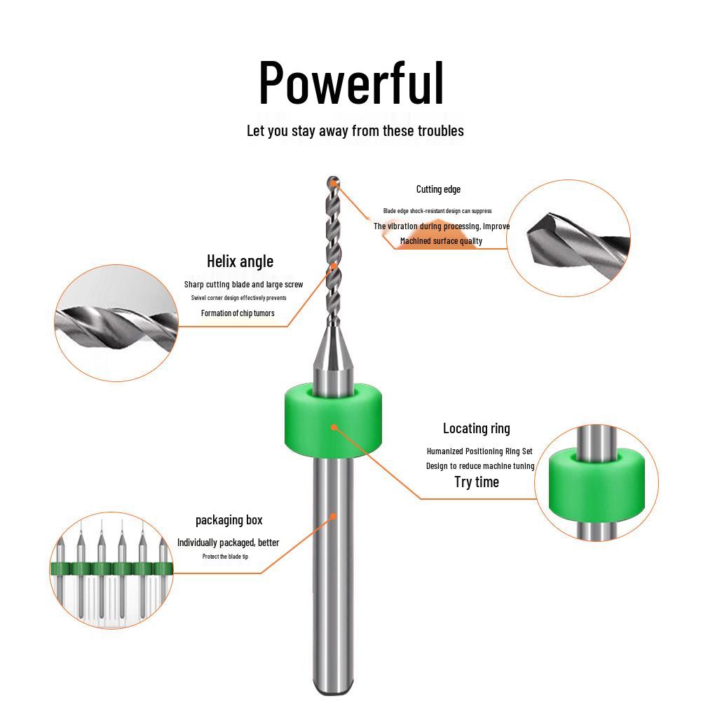 Tungsten Steel Micro Drill Bit Set: 0.8/1/1.5mm Ultra-Fine High Precision Hard Twist Alloy
