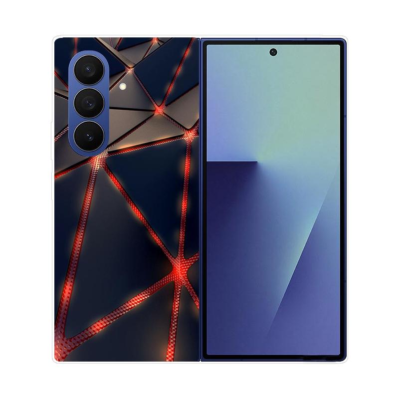 For Samsung Galaxy Z Fold 7 Fold7 Case Luxury Folding Shockproof Protection Funda for Samsung Galaxy Z Fold 7 PC Hard Back Cover