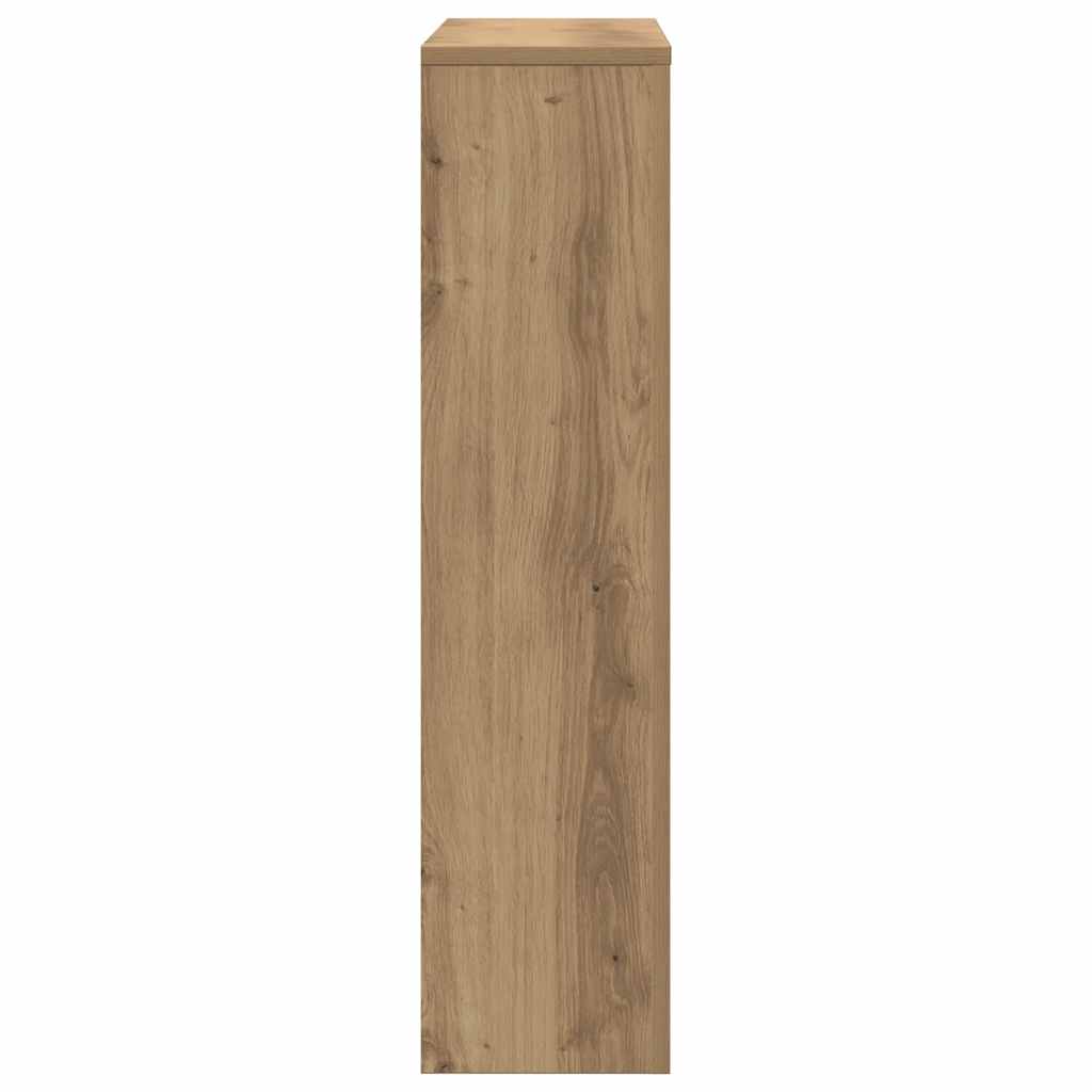 Radiator Cover Artisan Oak 104 X 20 X 82 Cm Engineered Wood