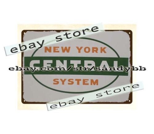 NEW YORK CENTRAL SYSTEM RAILROAD train railway metal tin sign home office decorAluminum 20x30cm（7.8x11.8inch）