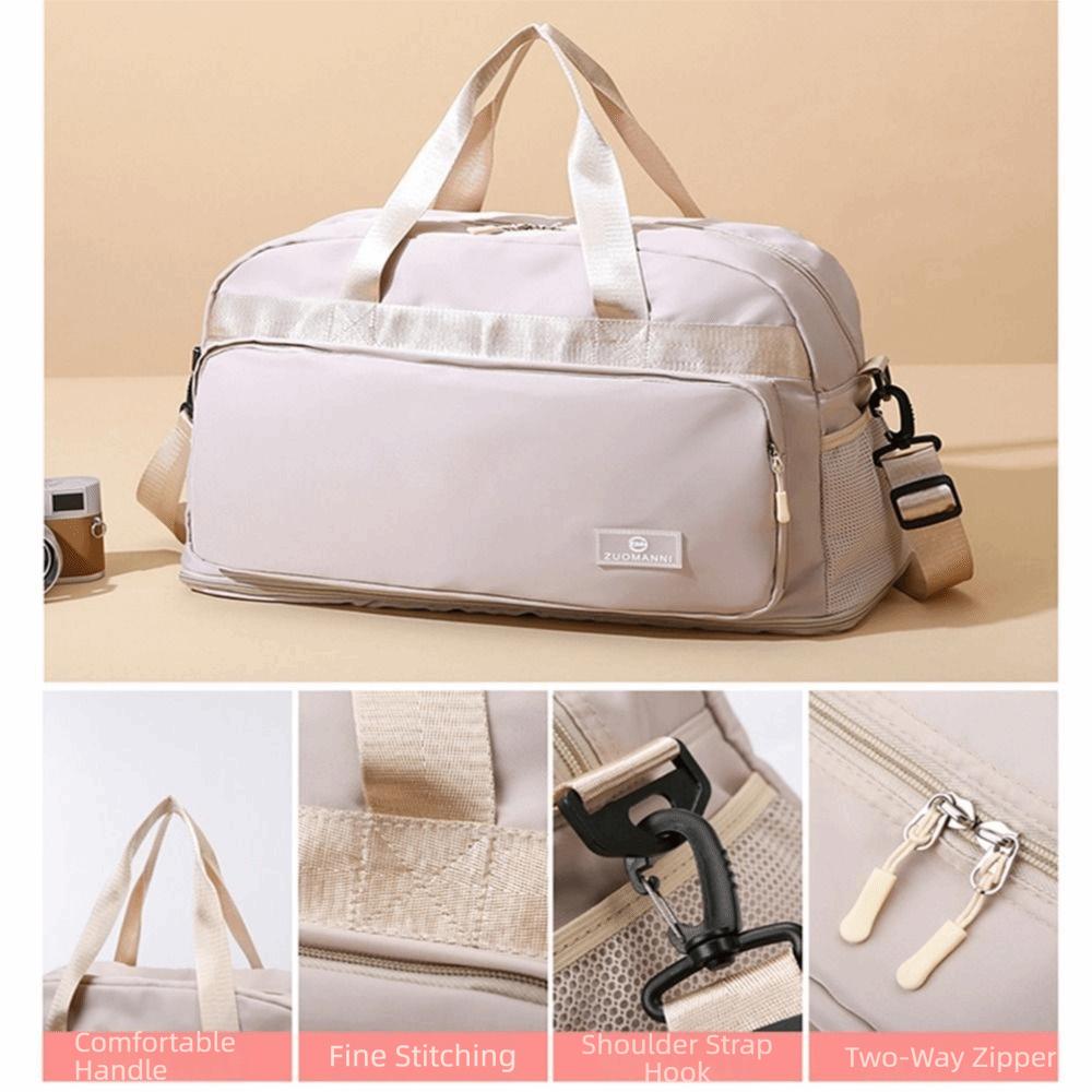 Large Capacity Women's Fitness Handbag Crossbody Travel Luggage Bag Short-distance Travel