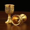 Bottle Liquor Divider Dragon and Phoenix Wine Glass Baifu Cup Brass Vintage Small Ornaments Home Office De