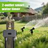 2.4Ghz WiFi Irrigation Water Timer 2 Outlets Automatic Irrigation Controller Watering System Sprinkler Timer for Outdoor Garden