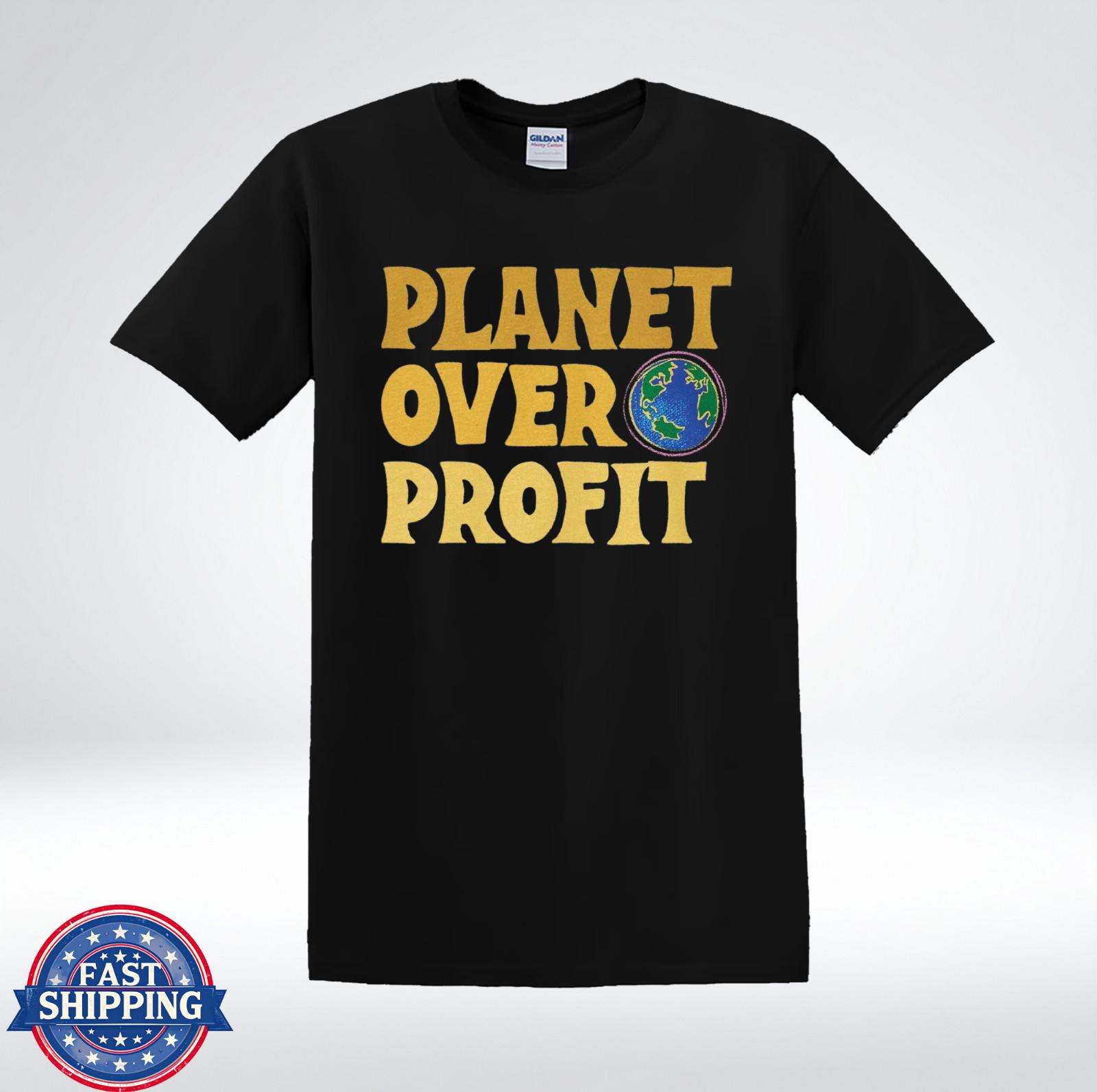 Planet Over Profit Shirt Environmental Activism Climate Change T-Shirt XXXL