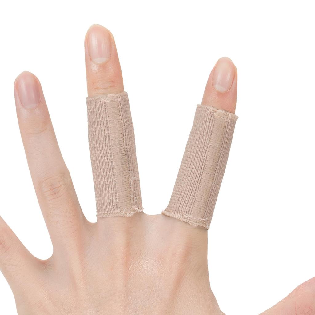 Finger Soft for All Set of Made in Fixed for Golf D&M Supports, Type, Fingers, 2, Japan, Beige, Medium, 103mm, Thin, Support, Baseball, Volleyball,
