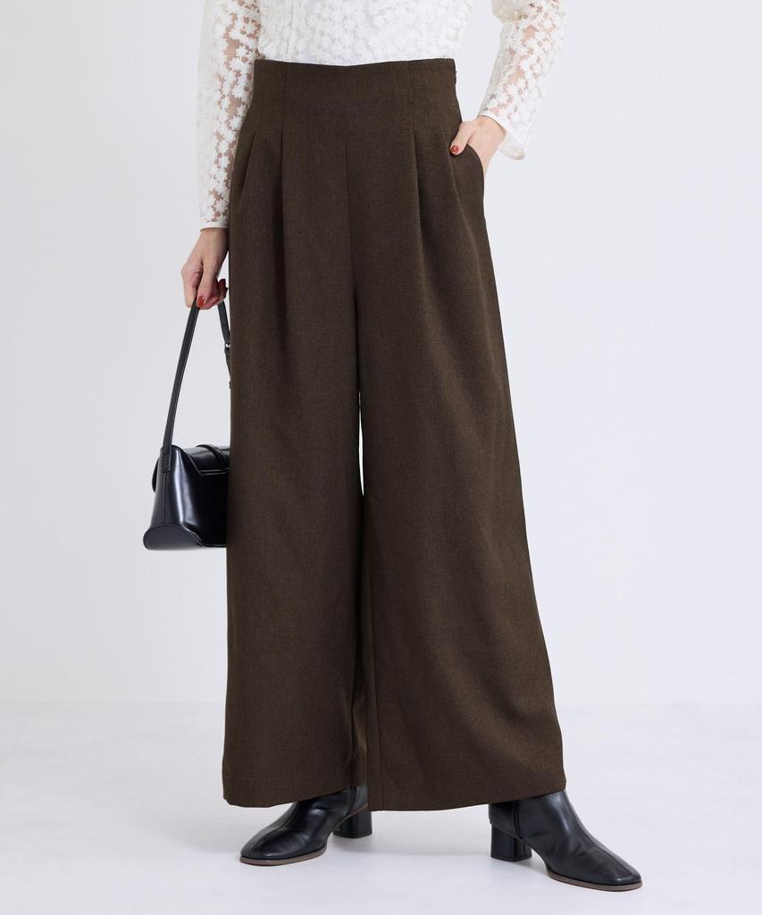 Rope Picnic Suspender Dark Brown Size 38 Wool-Like Pants, (20),