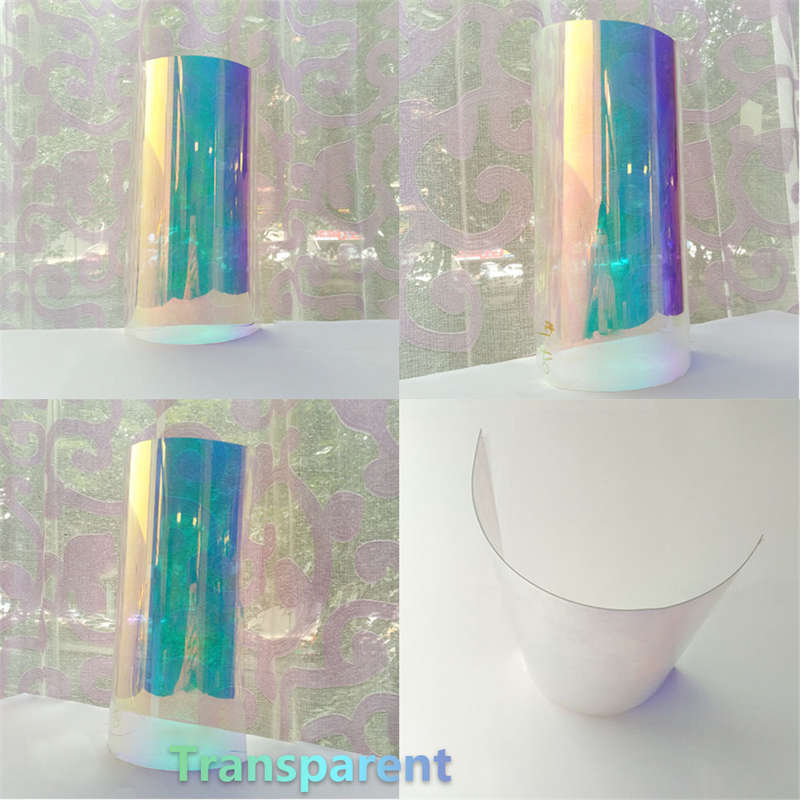 PVC Laser Paper Iris Magic Color Film Transparent Color DIY Laser Transparent