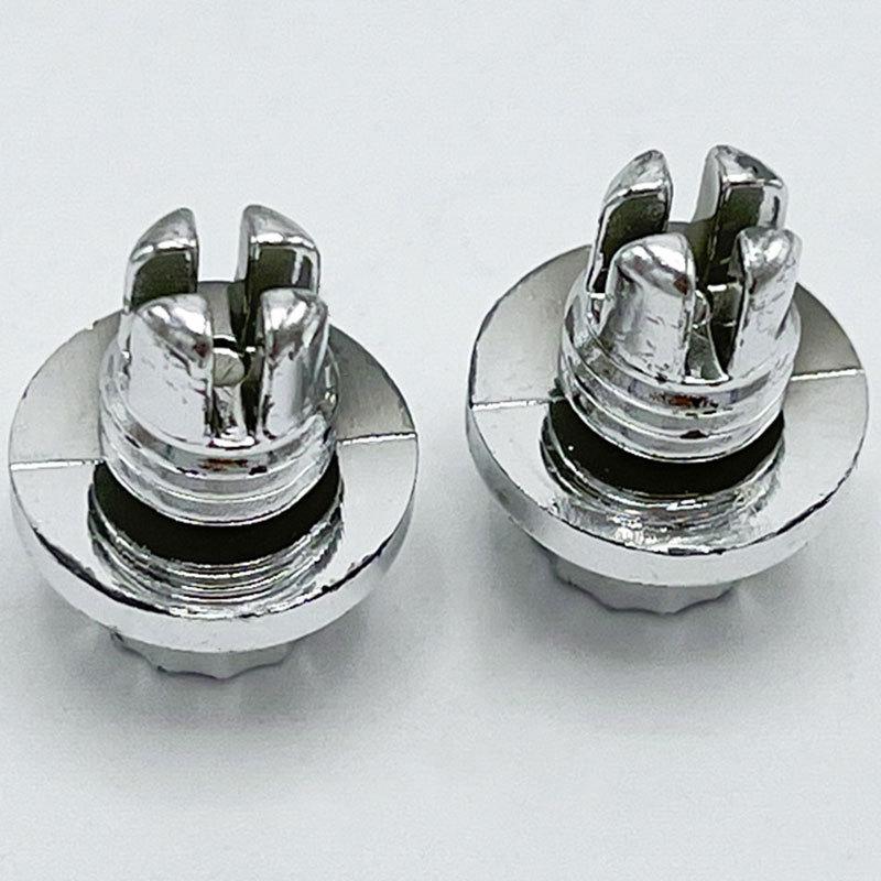 10/20 stuks Autoschroeven Wielnaaf Decoratieve Kunststof Schroeven Auto Banden Ombouw Accessoires Platkop Gepolijst Oppervlak Opschroefschroef