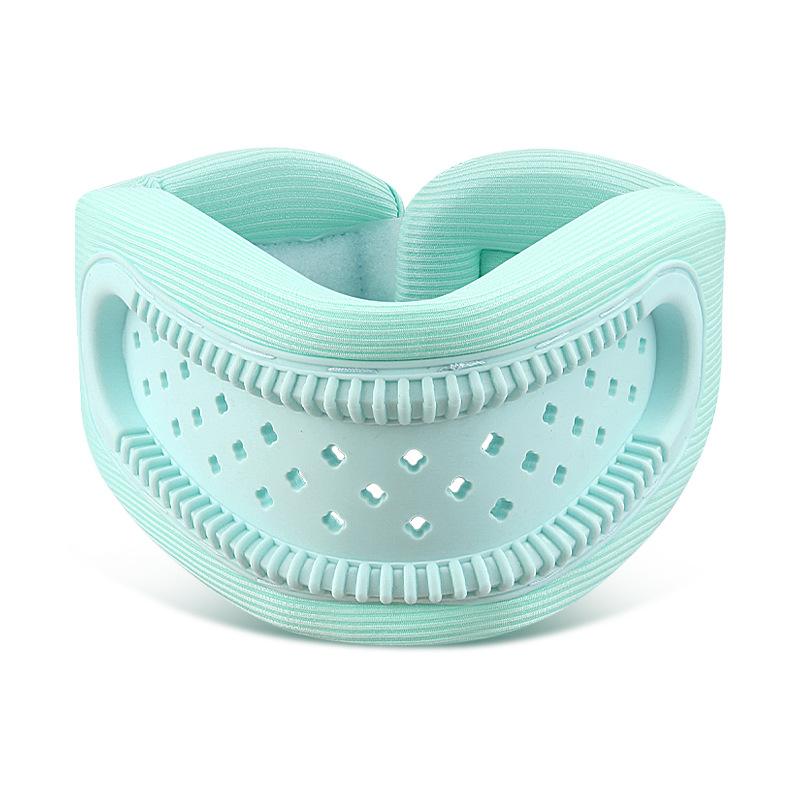 

Поддержка шеи для домашнего использования для предотвращения наклона шеи вперед силиконовая поддержка шеи тракция фиксация шейных позвонков шейный бандаж 1PCS синий