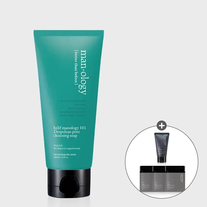 Manology 101 Deep Clean Pore Cleansing Soap 160ml
