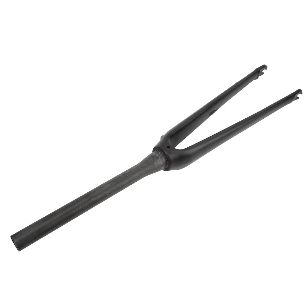 Bike Rigid Front Fork Full Carbon Fiber Road Bike Fork Quick Release Type UD Pattern Top Taper Pipe for Disc BrakeUD