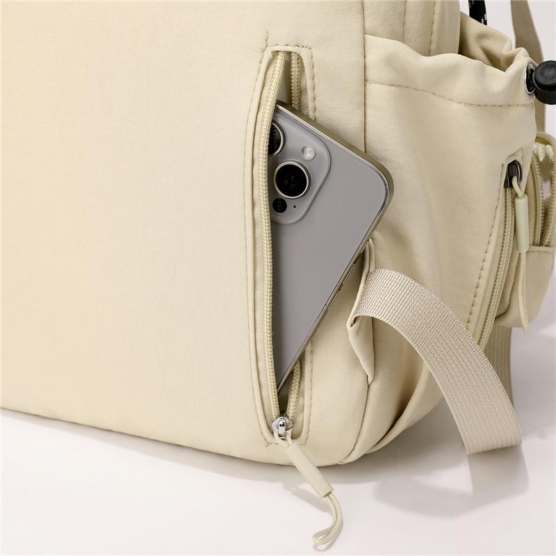 Lightweight Nylon Convertible Backpack Multi Pocket Tote with Detachable Small Purse Casual Daypack for Women Daily Travel
