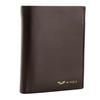 Wings Men' Brown Cowhide Leather Wallet