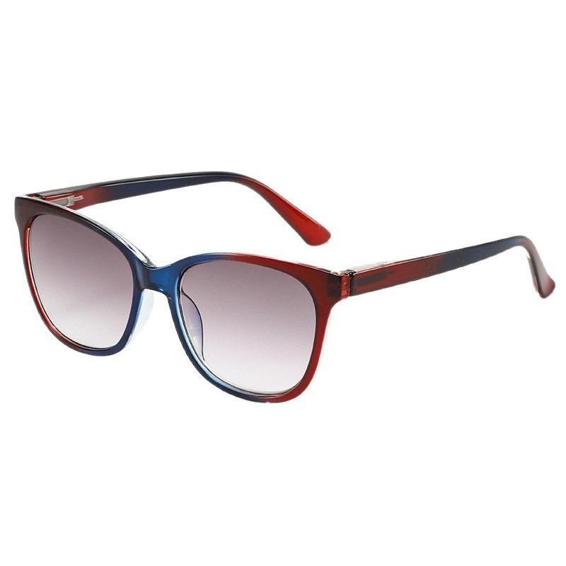 New Fashionable Presbyopia Sunglasses Unisex Large-Frame Spring-Arm High-Definition Reading Glasses Diopter +1.0 To +4.0