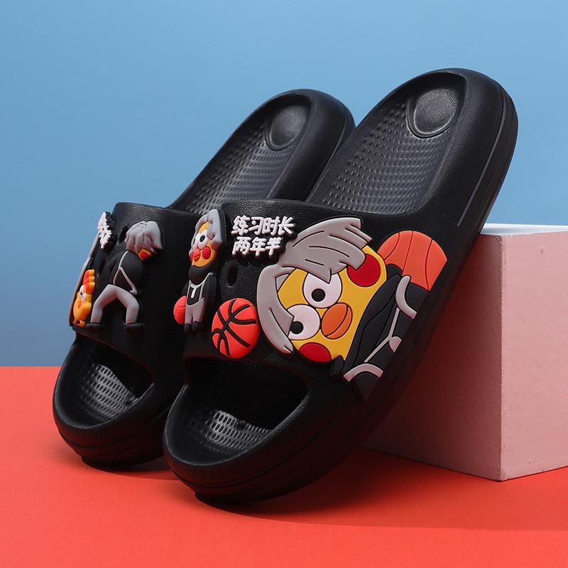 Bequeme weiche Sohle Eva Cartoon-Figur Indoor Outdoor Badeschuhe für Jungen