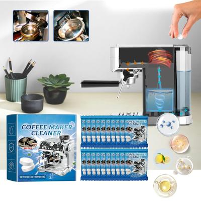 Čisticí tablety Forespresso stroje a kávovary, Čistič kávovarů, Čistič kávovarů, Výkonné čištění, Odstraňování skvrn,