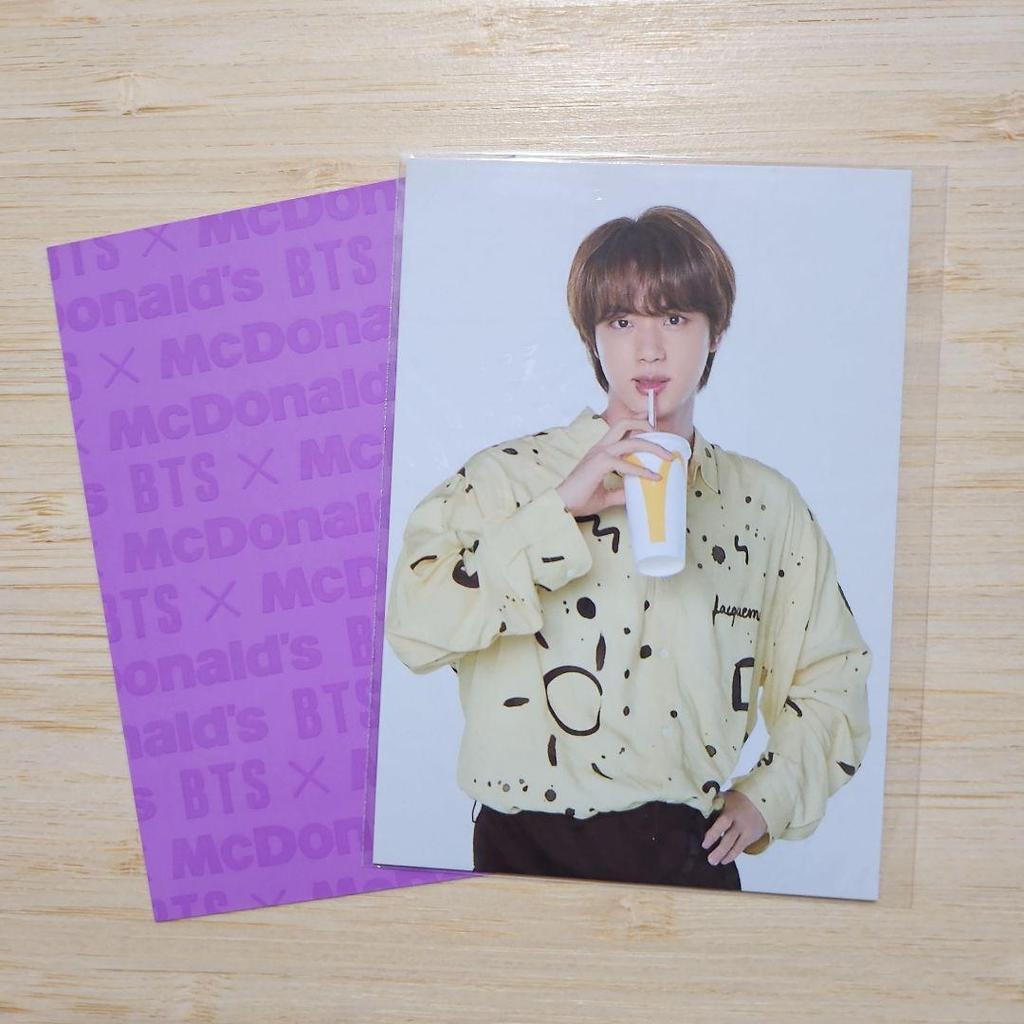[USED] BTS McDonald's Collaboration Merchandise Purchase Bonus: Complete Trading Card Set