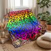 Rainbow Dolphins Paradise 1 Theme blanket Lightweight Warm Flannel Blanket Decorative Throw Blanket for Home Decoration