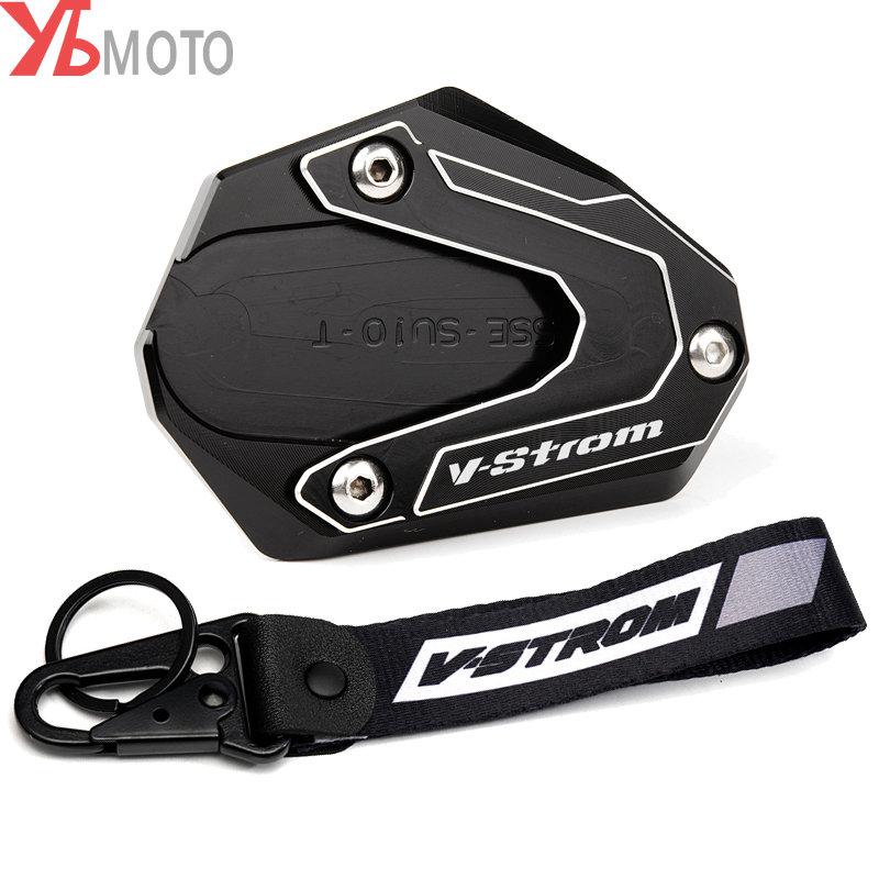 Acessórios para motocicleta placa ampliadora de suporte lateral para suzuki vstrom 1000 dl1000 dl1050 1000xt 2014-2022 v-strom 1050 xt