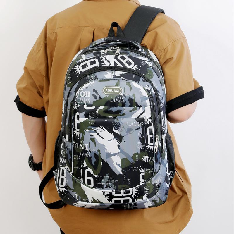 Waterproof Children camouflage School Bags For Girls Boys Kids Rucksack Orthopedic Backpack Schoolbag Primary School Back pack M