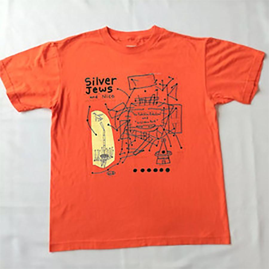 Silver Jews band orange T-shirt Unisex tee All sizes S to 45Xl XZ823 Unisex T-Shirt S