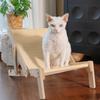 Cat Hammock Bed Lounge Chair Comfortable Sleeping Wear Resistant Cats Wooden for