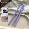 Multi-Use Dual-Head Silicone Nail Pen - Stirring Rod Sculpting Brush 3D Nail Art Gel Mixing Manicure Supplies
