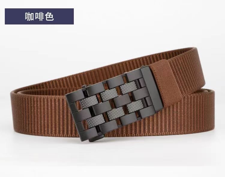 

Унисекс Спортивный Уличный Имитация Нейлоновой Ткани Ремень Повседневный Ремень для Брюк Электронная Коммерция 120cm кофейный
