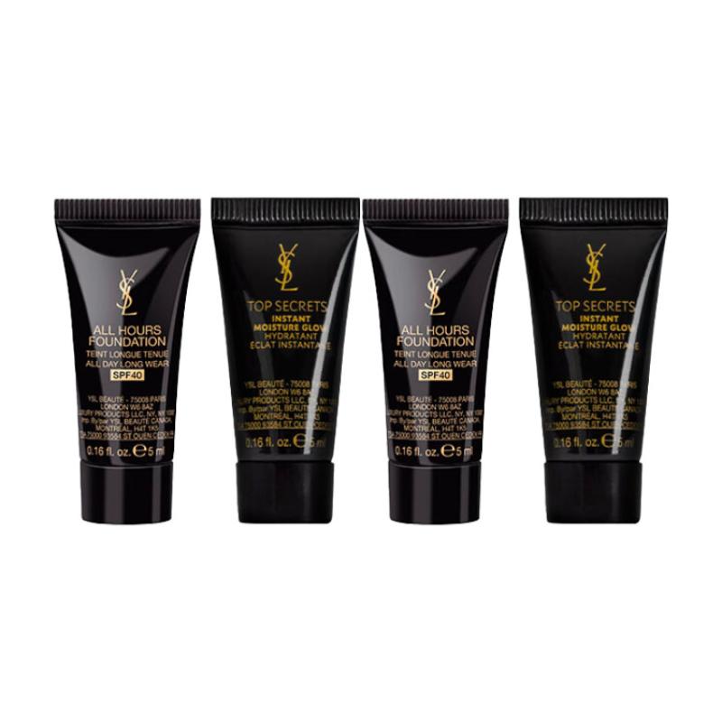 

SAINT LAURENT Liquid Foundation Brightening Lotion Makeup Sample Packs Correcting Skin Tone 5ml*2+5ml*2 Gentle