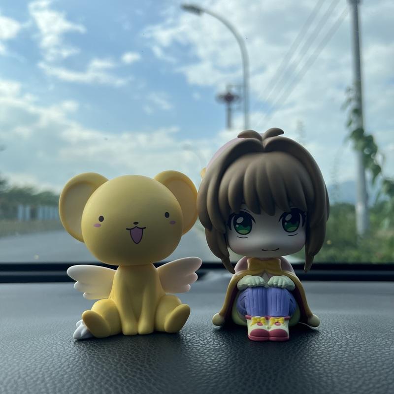New Product In Stock Anime Versatile Sakura Q Edition Sakura Koke Handmade Cute Doll Desktop Ornament Model  Birthday Gift