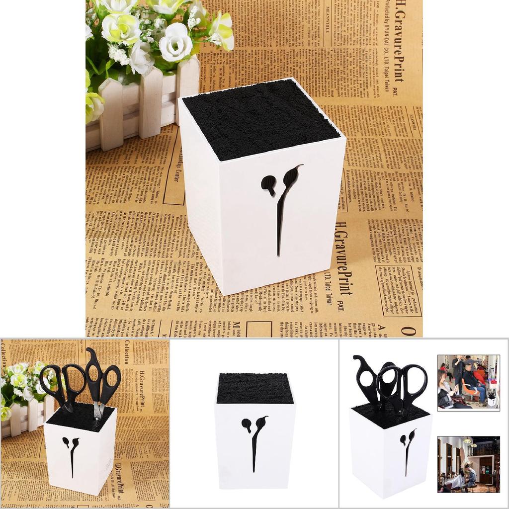 Nieuwe 3 Kleuren Kappers Kapsalon Kammen Klemmen Scharen Houder Standaard Stopcontact Gereedschap (Groen)