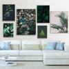 Modern Nature Canvas Painting Green Leaves Paintings Plant Pictures Tree Posters Prints for Living Room Decor Cuadros Wall Art