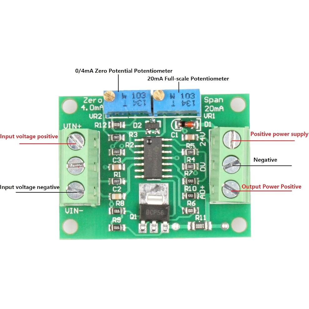 NOYITO Voltage to Current Module 0-10V to 4-20mA