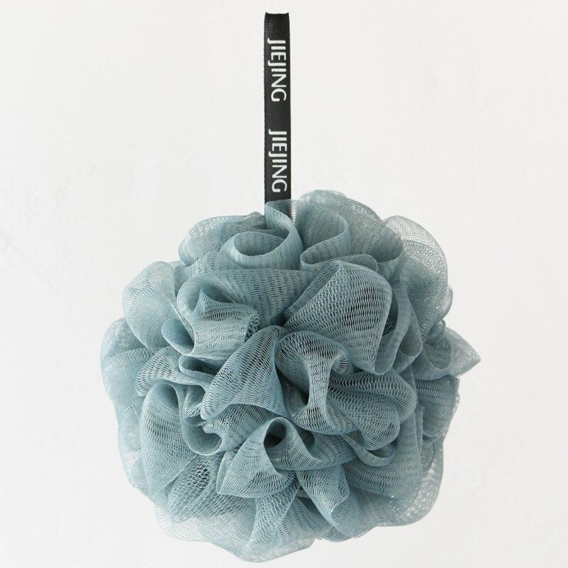 Bath Body Brush Sponge Bath Ball Nylon Scrubber Loofah Mesh Net Ball Cleaning Mesh Shower Flower 60g Bathroom Accessories