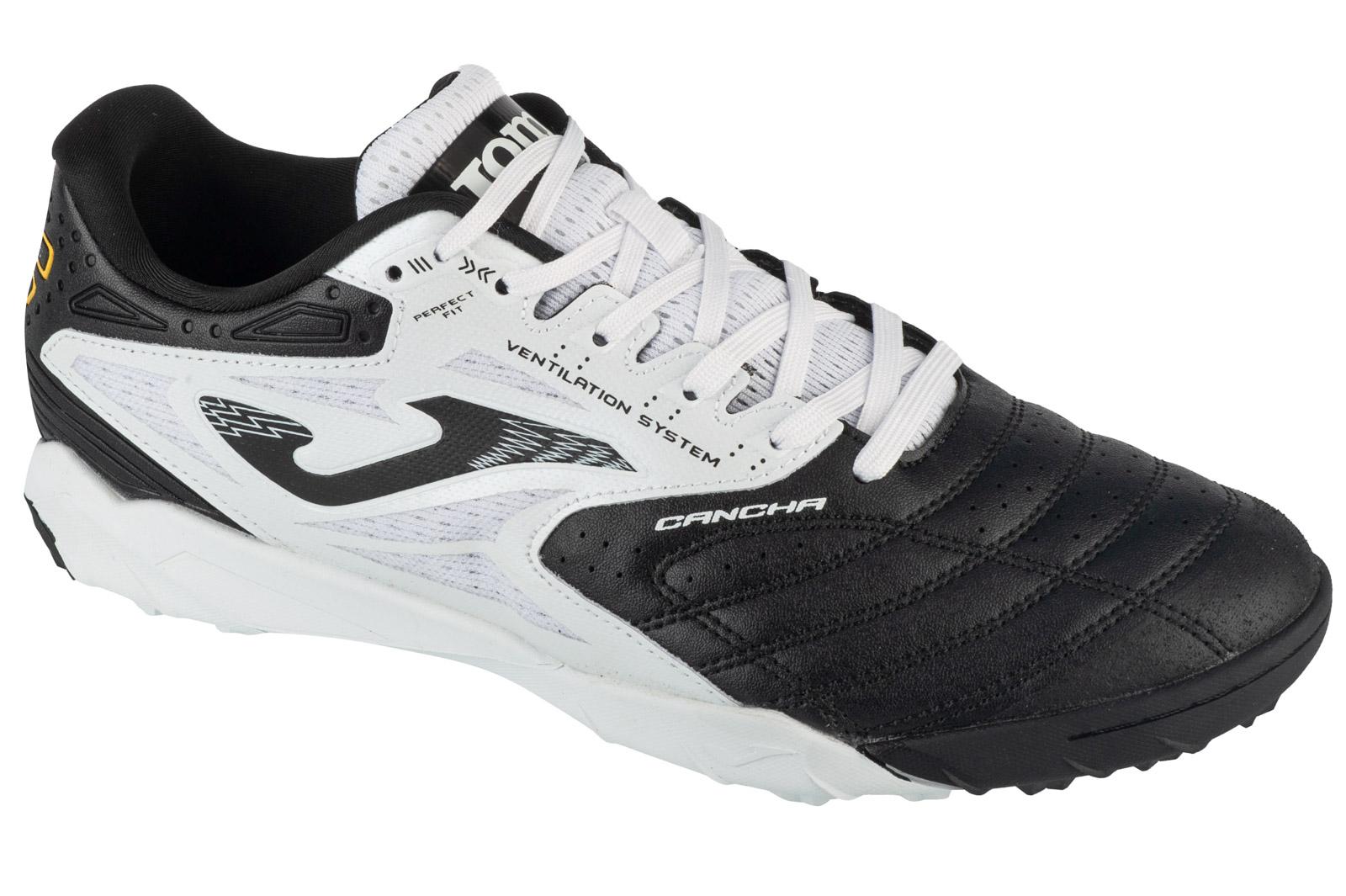 Joma Cancha 25 CANS TF, Herren schwarze Rasenfußballschuhe 46 schwarz