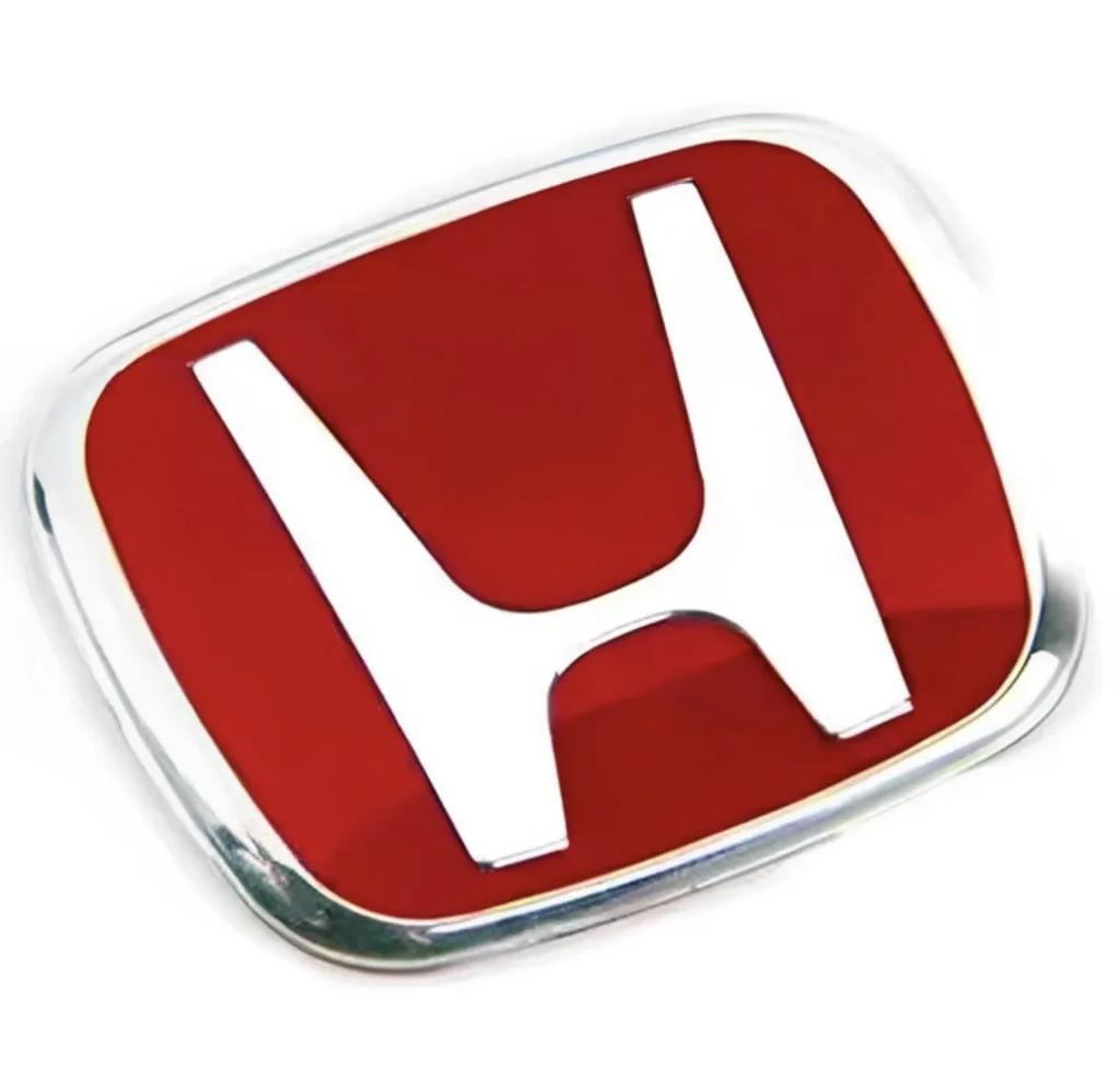 AAADJ1 For Honda Civic Accord City CRV Jade Fit Odyssey Hybrid Red Black Blue Interior Car Steering Wheel Emblem H-Sticker