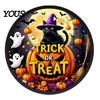 Halloween Themed Party Decor LED Glowing Hanging Decor, Acrylic Window Ornament with Light, Spooky High-quality Signage Sign for Door Wall Haunted