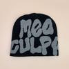 Cross-Border Wind Letter Jacquard Knitted Hat For Men And Women, Warm Contrasting Color, Hip-Hop Street Pullover Hat