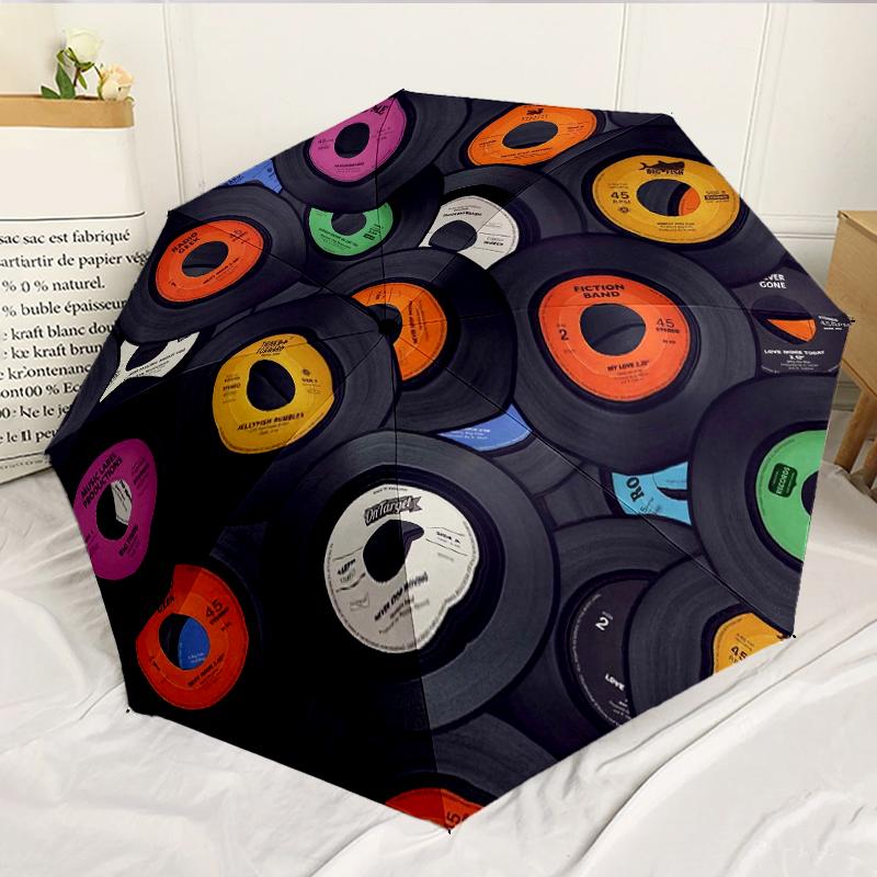 Good Times Music Album 8-Frame for Travel, camping, Casual Lightweight Portable Umbrella, Essential for every family Holidays Birthday Gift