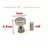 Car Dent Leveling Hammer Repair Tool Titanium Alloy Lever Joint Steering Head 1×