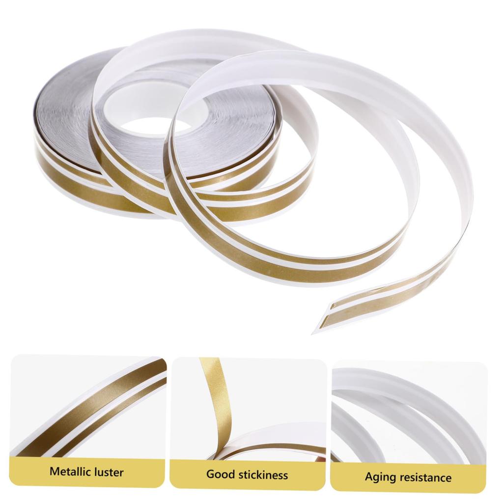 SUPVOX Pinstripe Tape Decal Steamline Pinstripe Pinstriping Car Racing Decal Car Racing Stripe Sticker Boat Decal Pinstripe